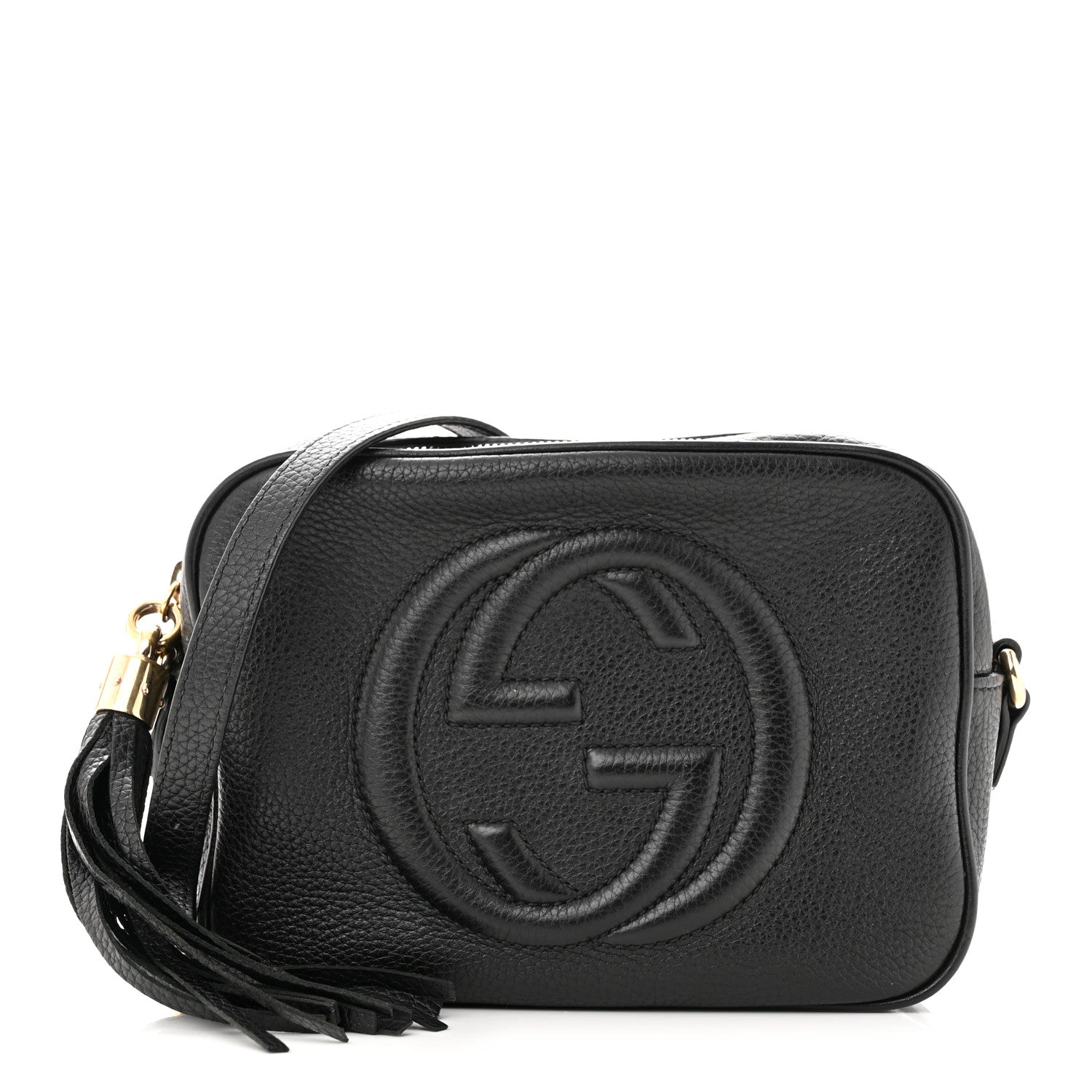 Gucci Pebbled Calfskin Small Soho Disco Bag Black 1 of 12
