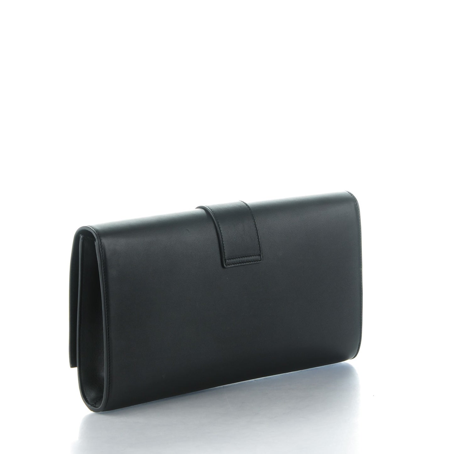 Calfskin Classic Y Ligne Clutch Black