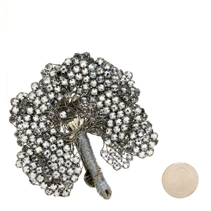 Gucci Crystal Tree Brooch Grey 2 of 4