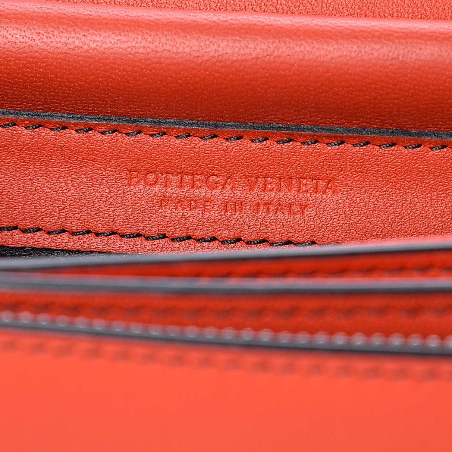 Bottega Veneta Embroidered Nappa Continental Wallet on Chain China Red 6 of 9