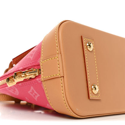 Louis Vuitton Monogram Origine Alma BB Rose Ruban 8 of 9
