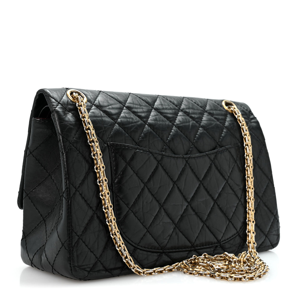Chanel Aged Calfskin Quilted 2.55 Reissue 226 Flap Black 3 of 12