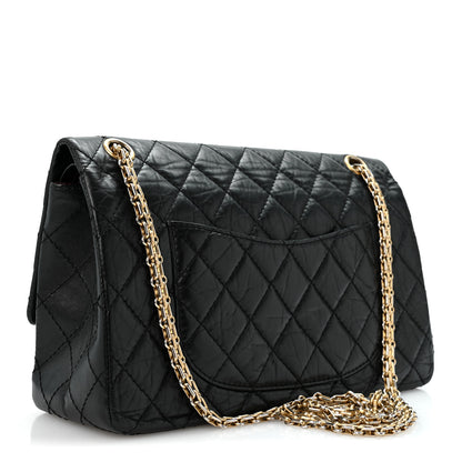 Chanel Aged Calfskin Quilted 2.55 Reissue 226 Flap Black 3 of 12