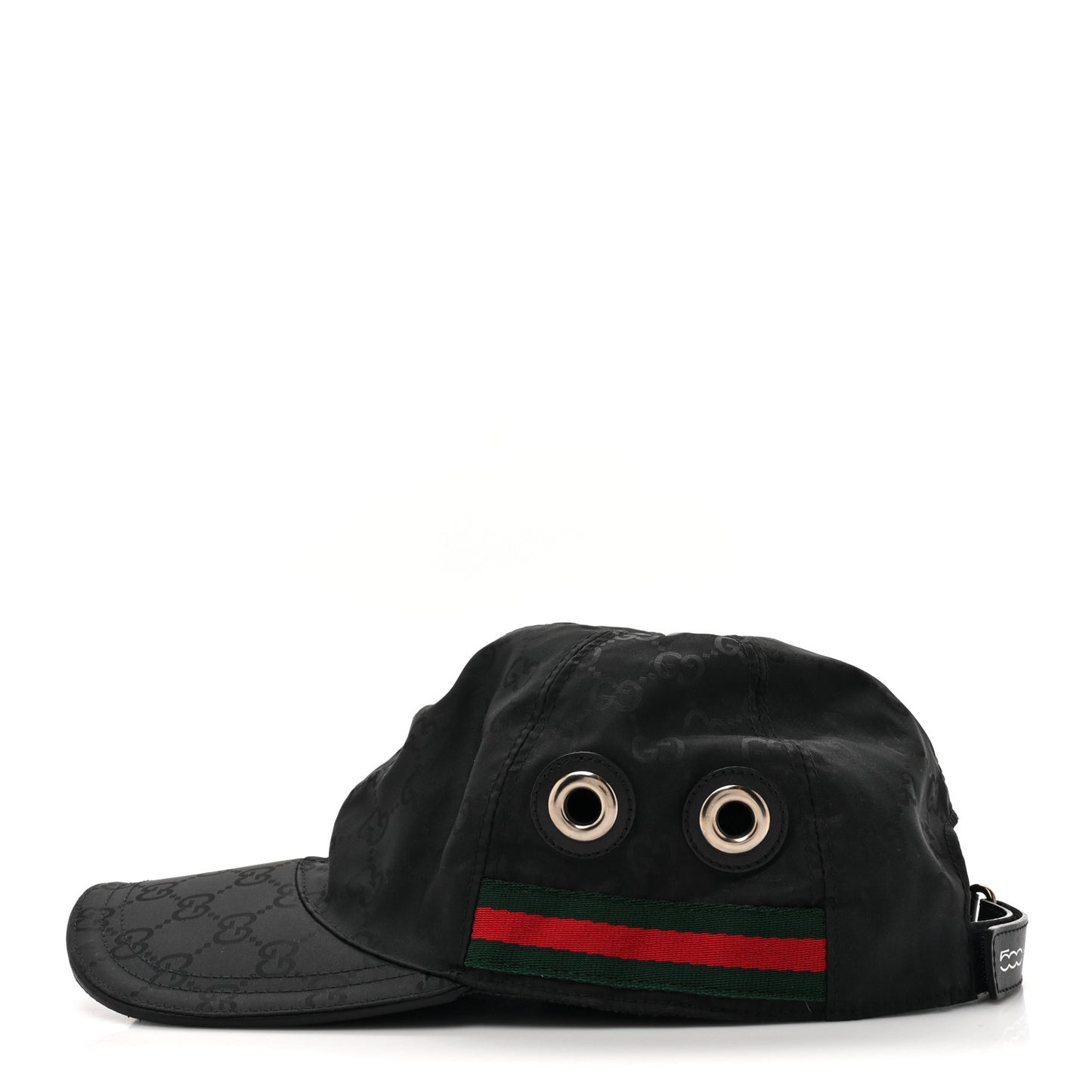 Monogram Web 500 by Gucci Baseball Hat XL Black