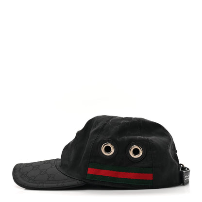 Gucci Monogram Web 500 by Gucci Baseball Hat XL Black 6 of 8