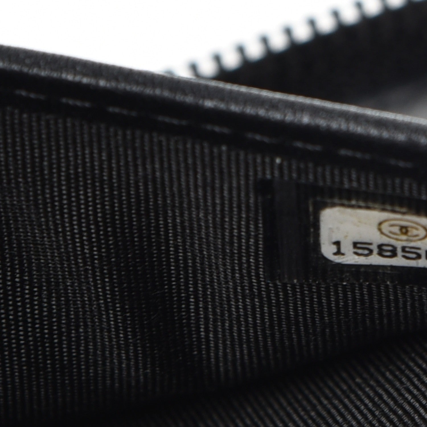 Chanel Caviar Timeless Large Zip Wallet Black 8 of 9
