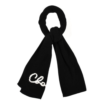 Chanel Cashmere CC Stole Black 1 of 4