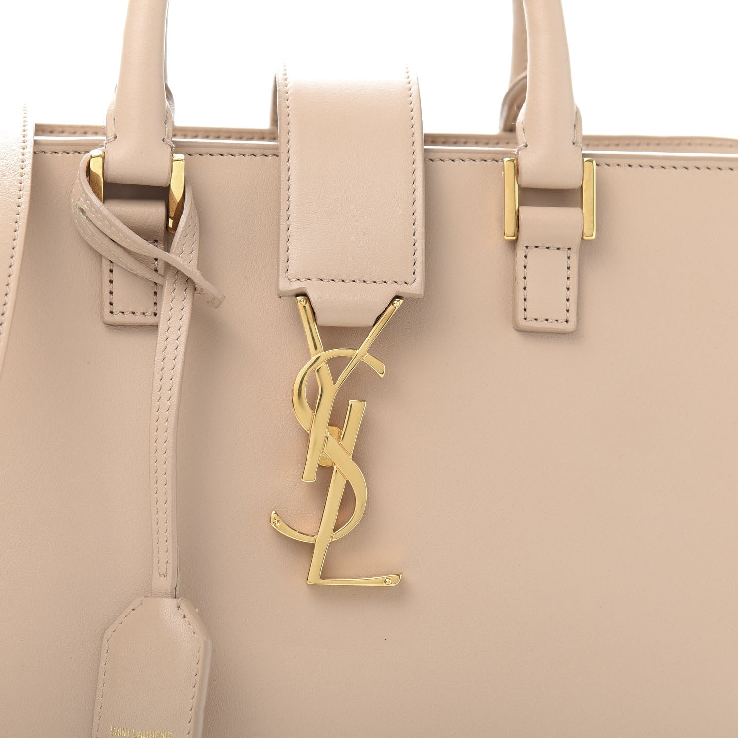 Saint Laurent Calfskin Monogram Baby Light Brown 14 of 14