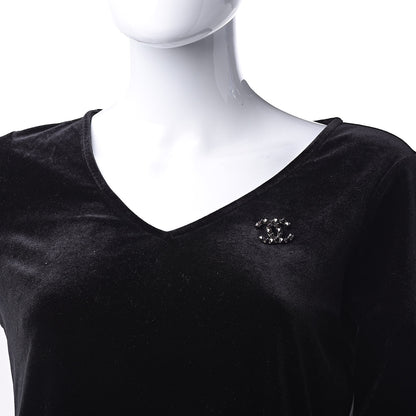 Chanel Ruthenium CC Spike Brooch 2 of 5