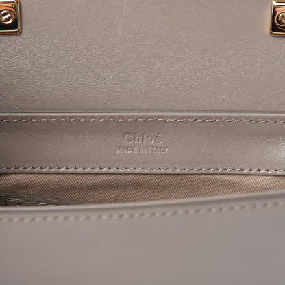Chloe Shiny Calfskin Suede Mini C Bag Motty Grey 8 of 11