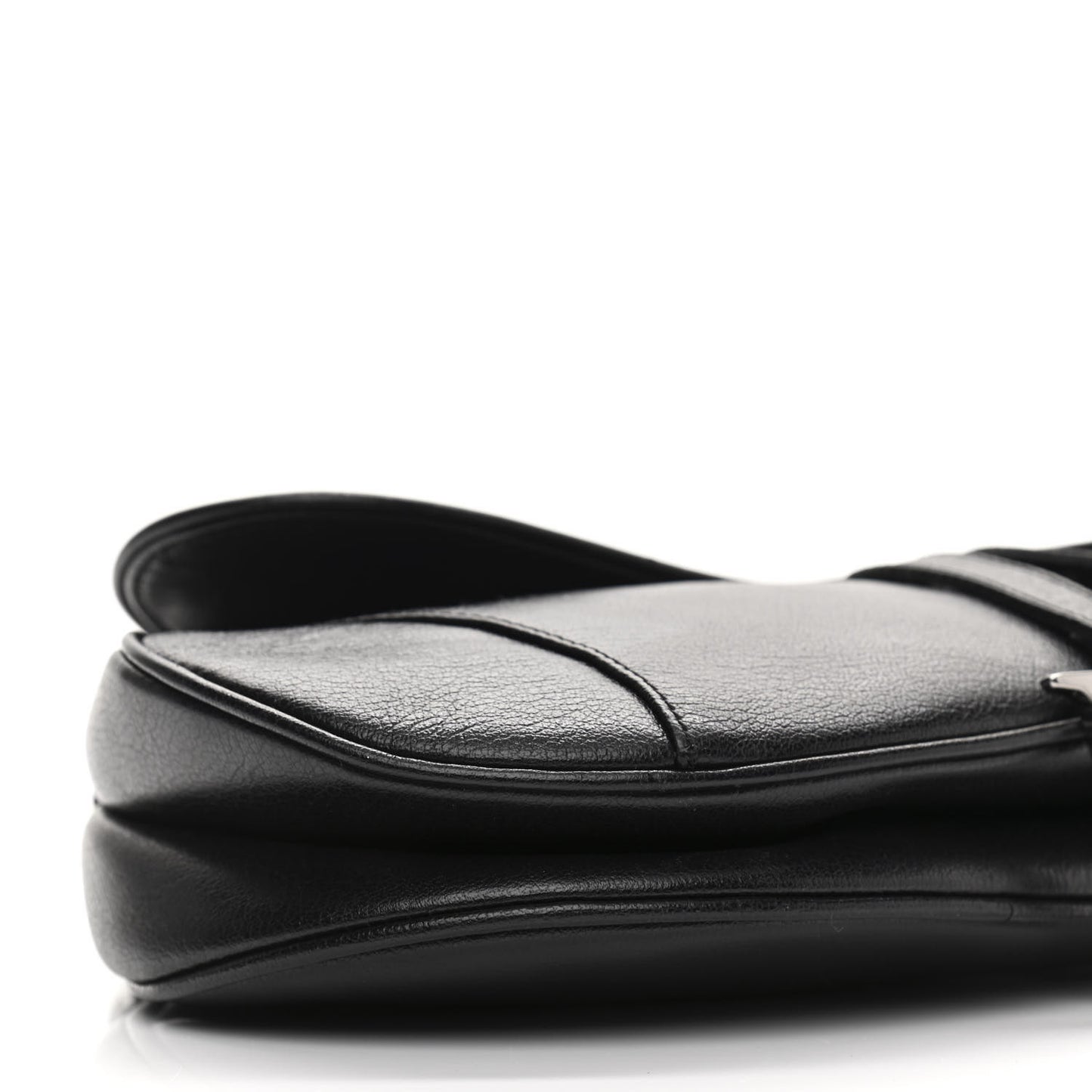 Calfskin Saddle Bag Black