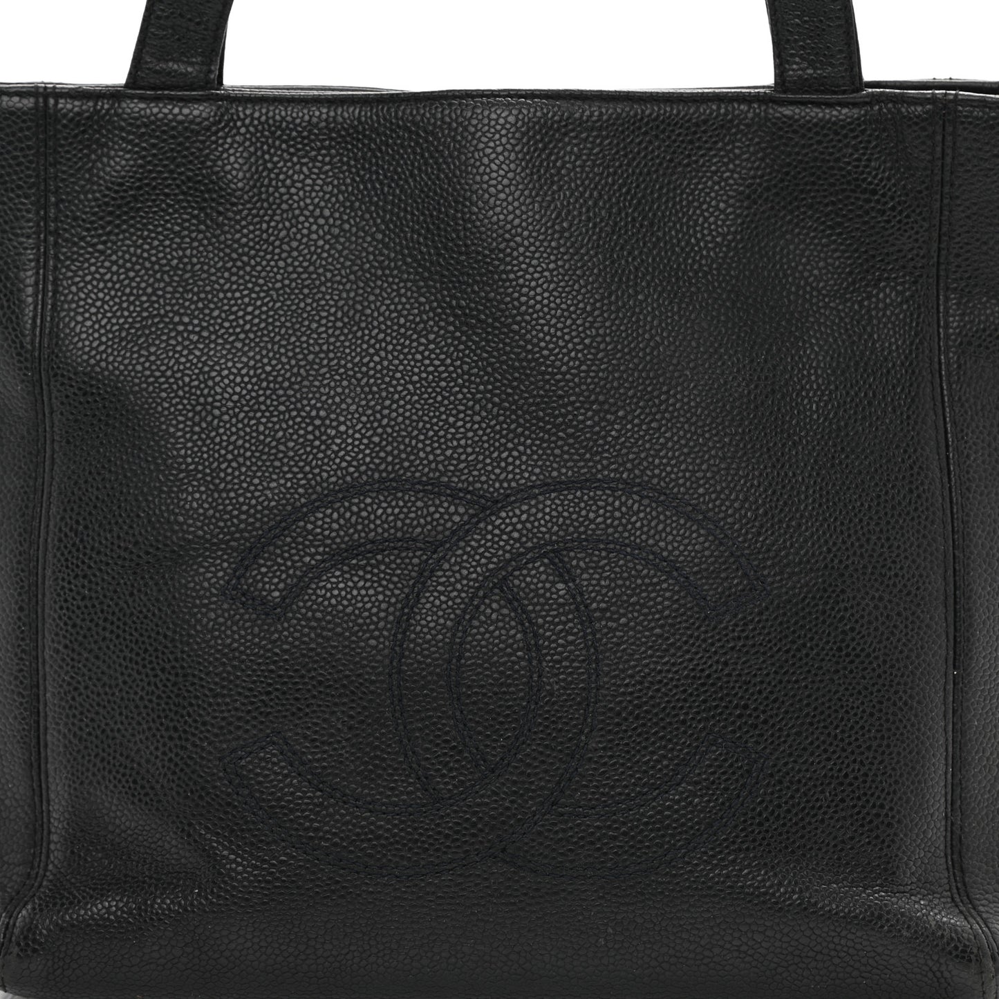 Caviar CC Shoulder Bag Black