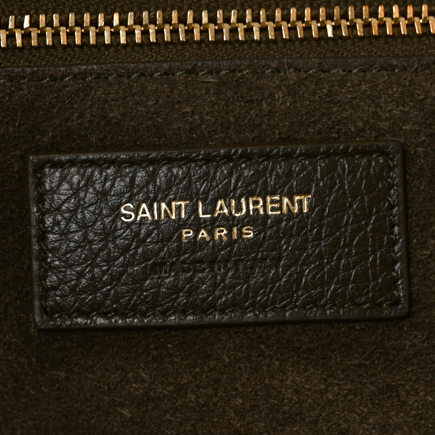 Saint Laurent Grained Deerskin Bea Tote Light Musk 6 of 10