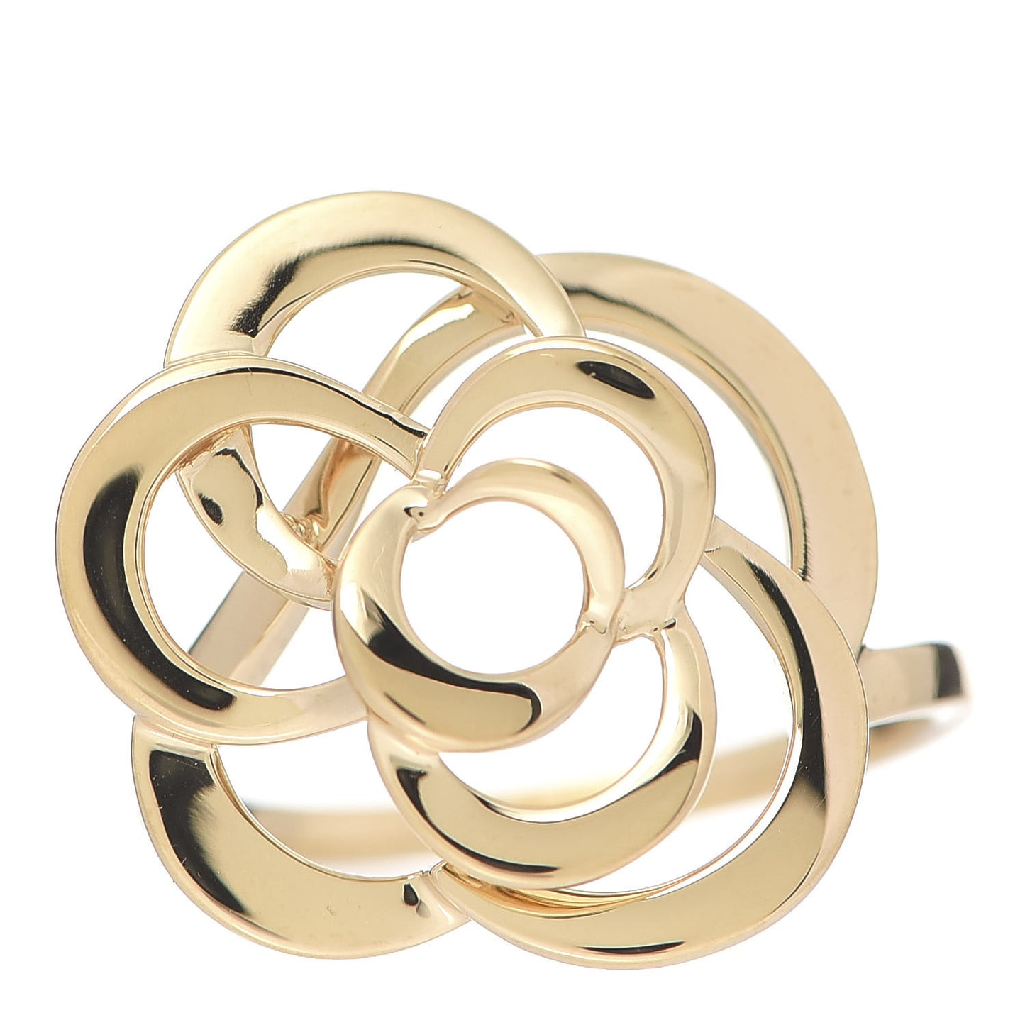 18K Yellow Gold Fil De Camelia Ring 52 6
