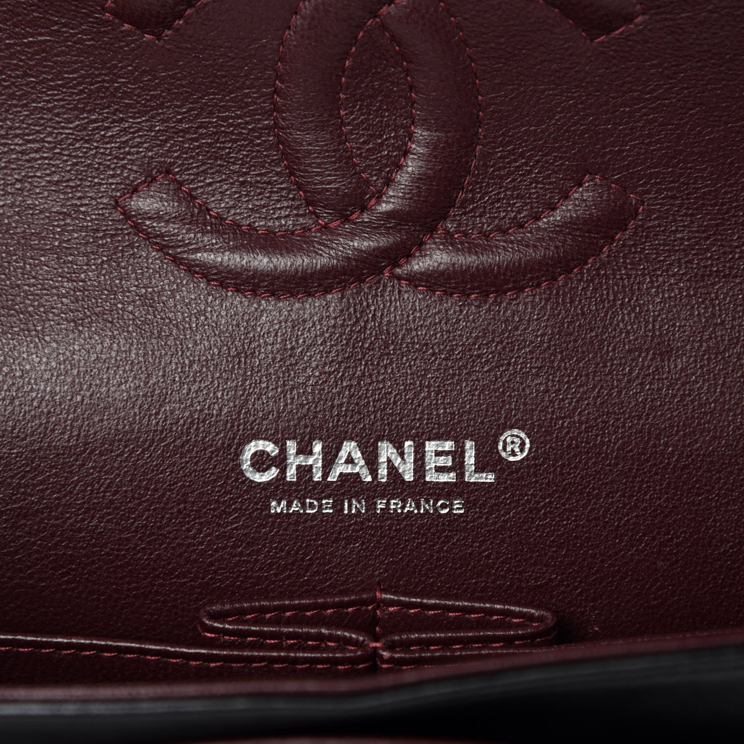 Chanel Lambskin Quilted Medium Double Flap Black 12 of 14