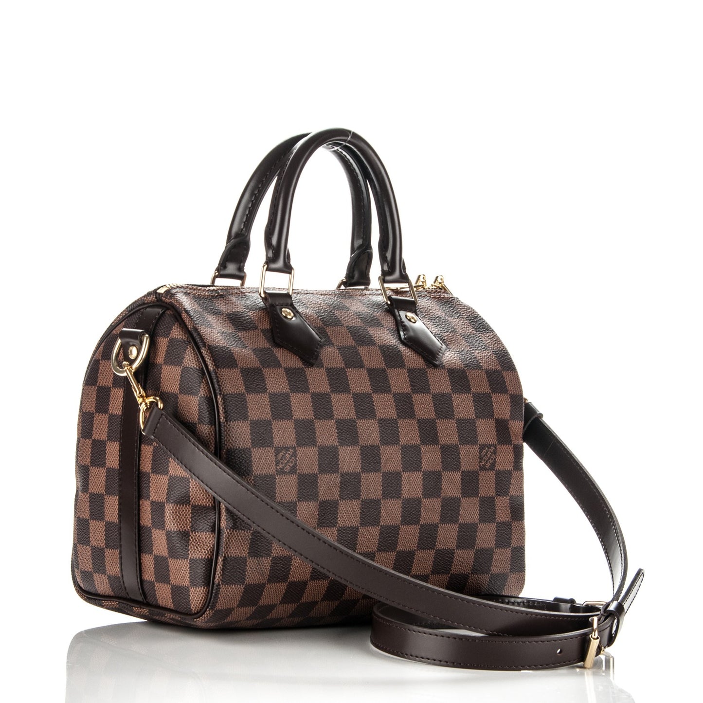 Damier Ebene Speedy Bandouliere 25