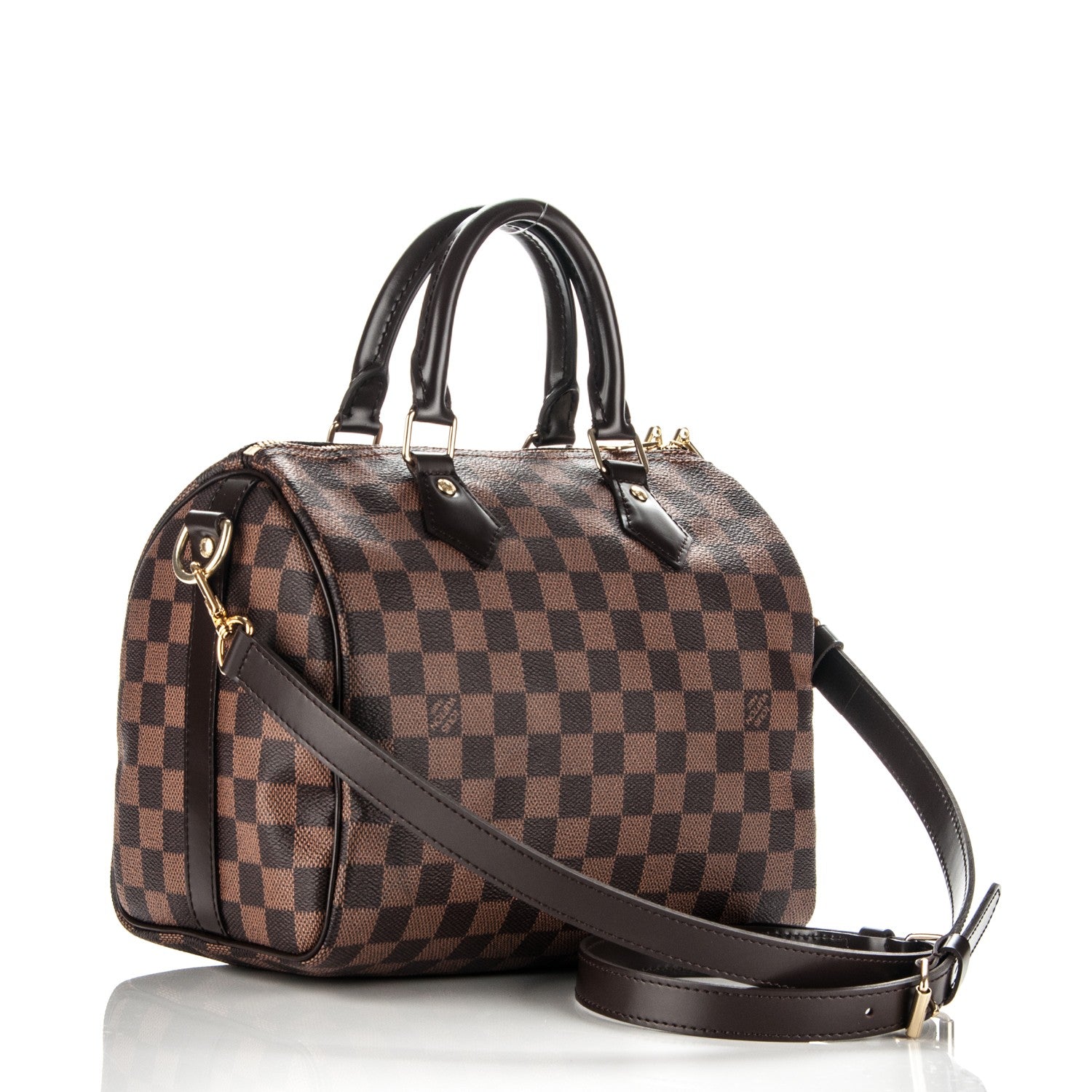 Louis Vuitton Damier Ebene Speedy Bandouliere 25 3 of 7