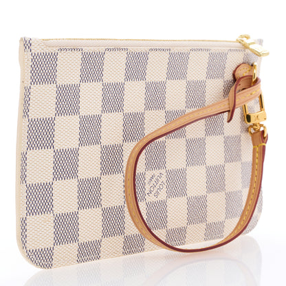 Louis Vuitton Damier Azur Neverfull PM Pochette 3 of 6