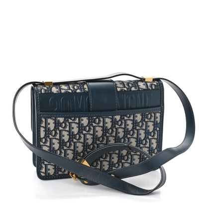 Christian Dior Oblique 30 Montaigne Flap Bag Blue 3 of 8