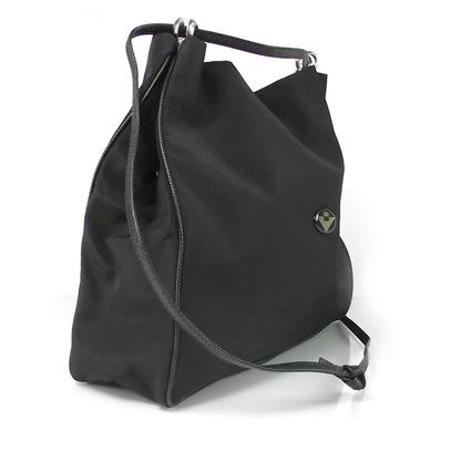 Bottega Veneta Nylon Shoulder Bag Black 4 of 11