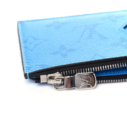 Louis Vuitton Taigarama Coin Card Holder Blue Lagoon 7 of 11