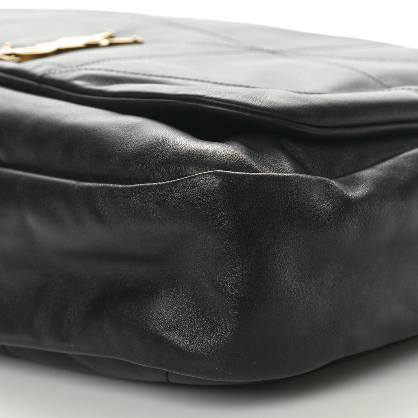 Lambskin Matelasse Monogram Large Jamie 4.3 Black