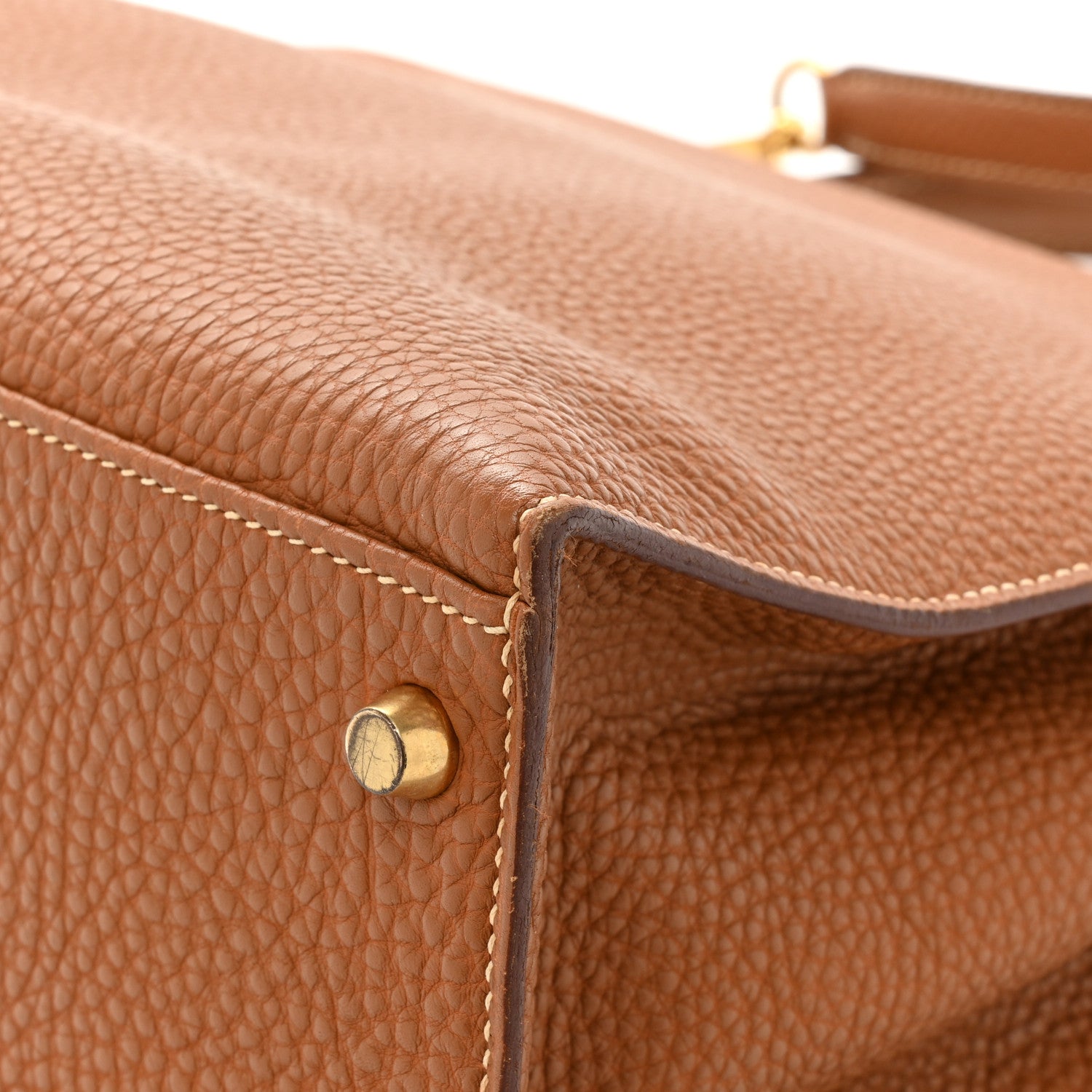 Hermes Fjord Sellier Kelly 32 Gold 17 of 22