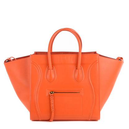 Celine Smooth Calfskin Medium Phantom Luggage Orange 1 of 8
