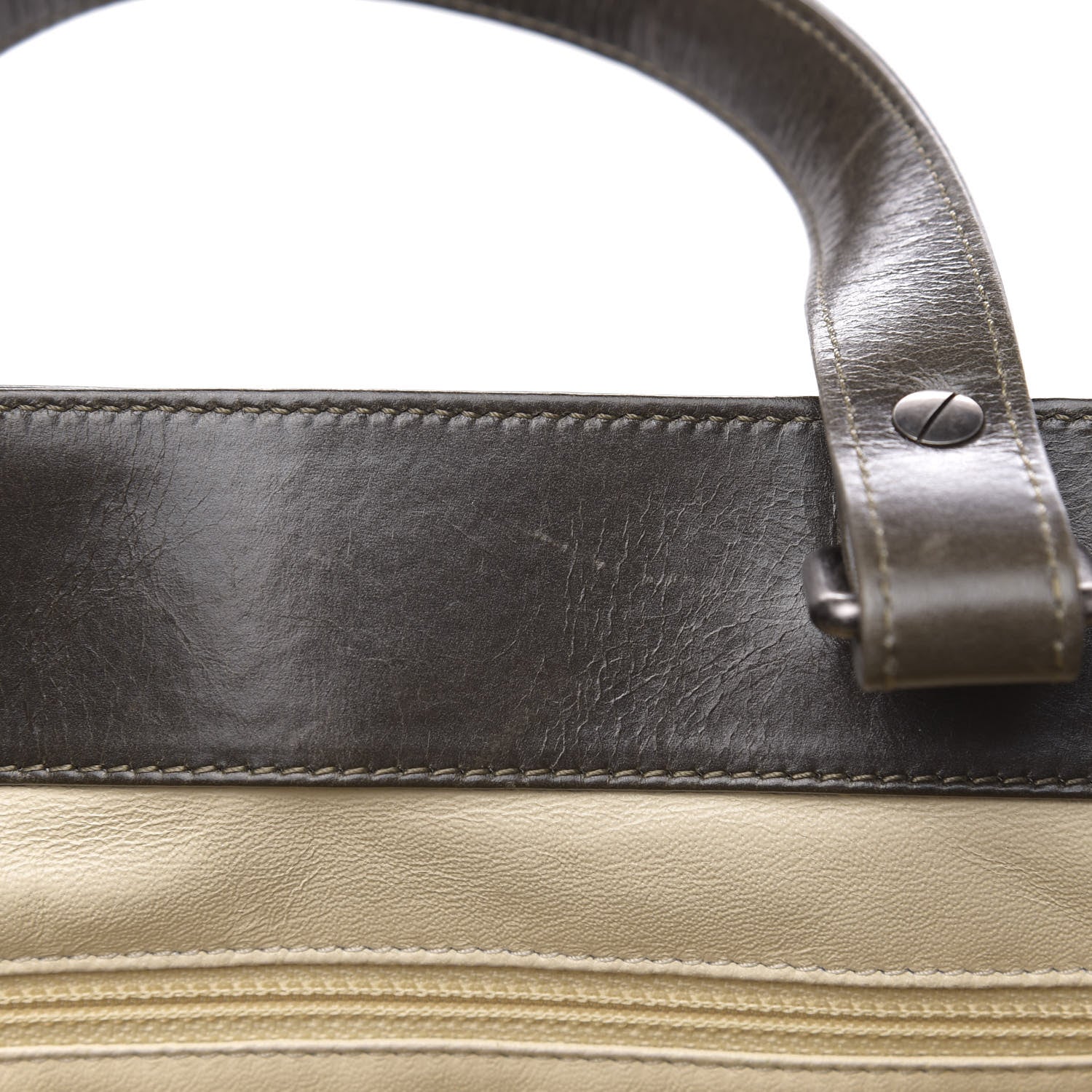 Chanel Glazed Calfskin Boy Satchel Flap Dark Grey 15 of 16