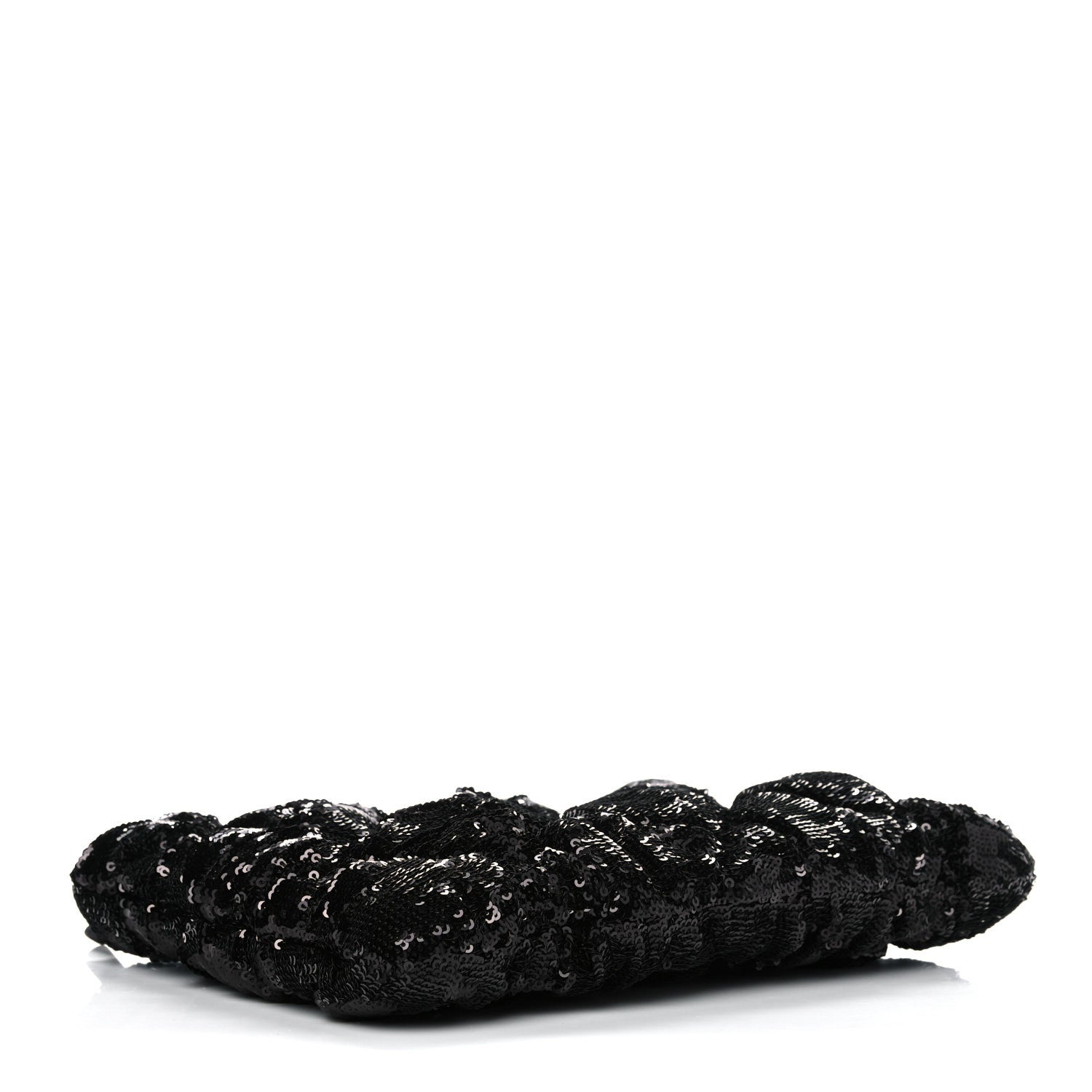 Chanel Sequins Quilted Large Chanel 19 Pouch Black 4 of 11
