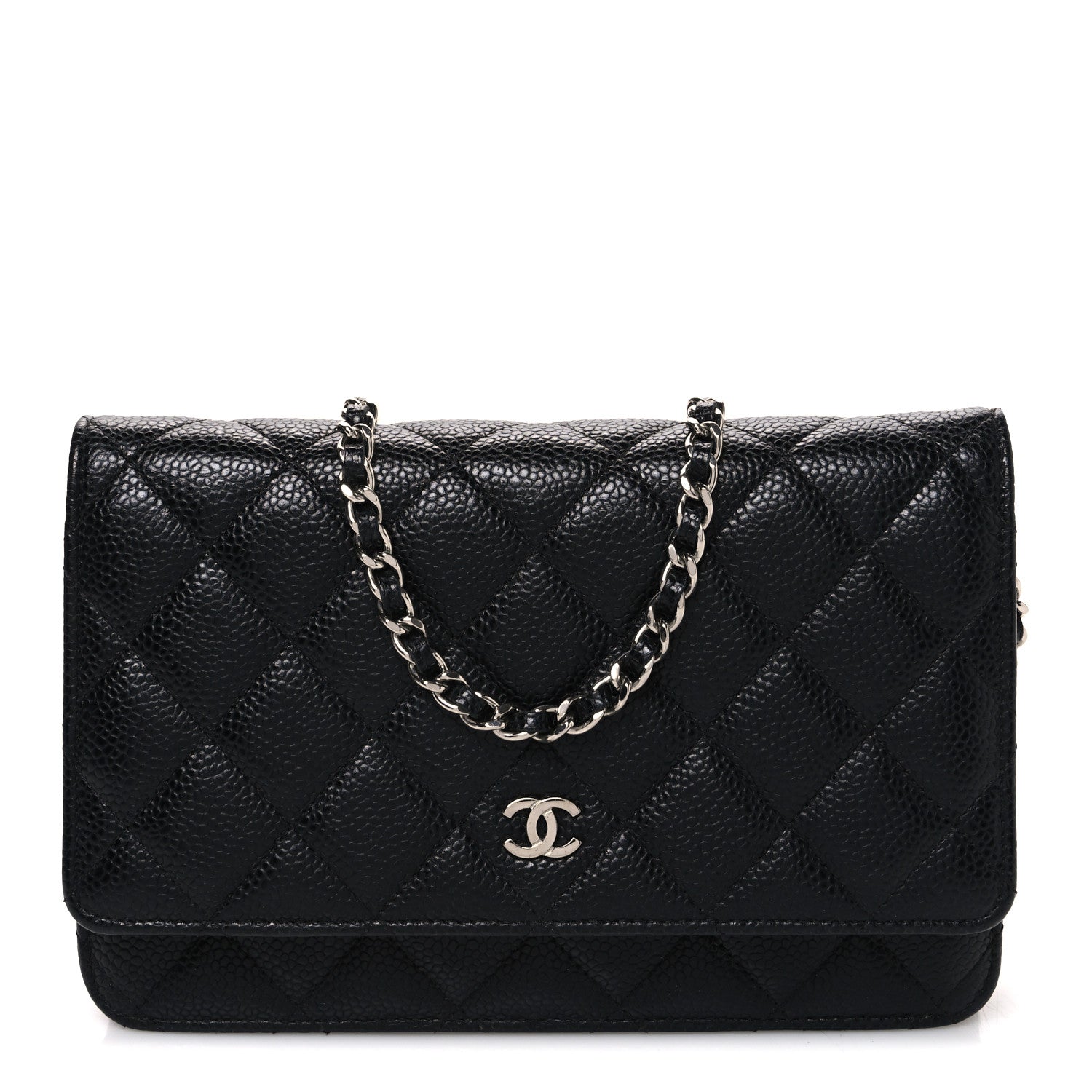 Chanel Caviar Quilted Wallet On Chain WOC Black 1 of 11