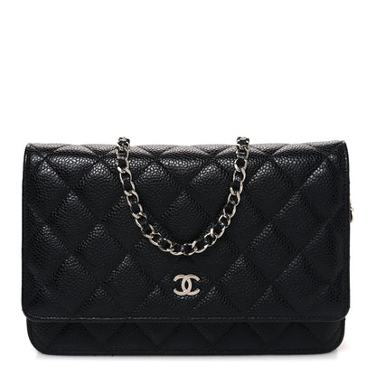Chanel Caviar Quilted Wallet On Chain WOC Black 1 of 11