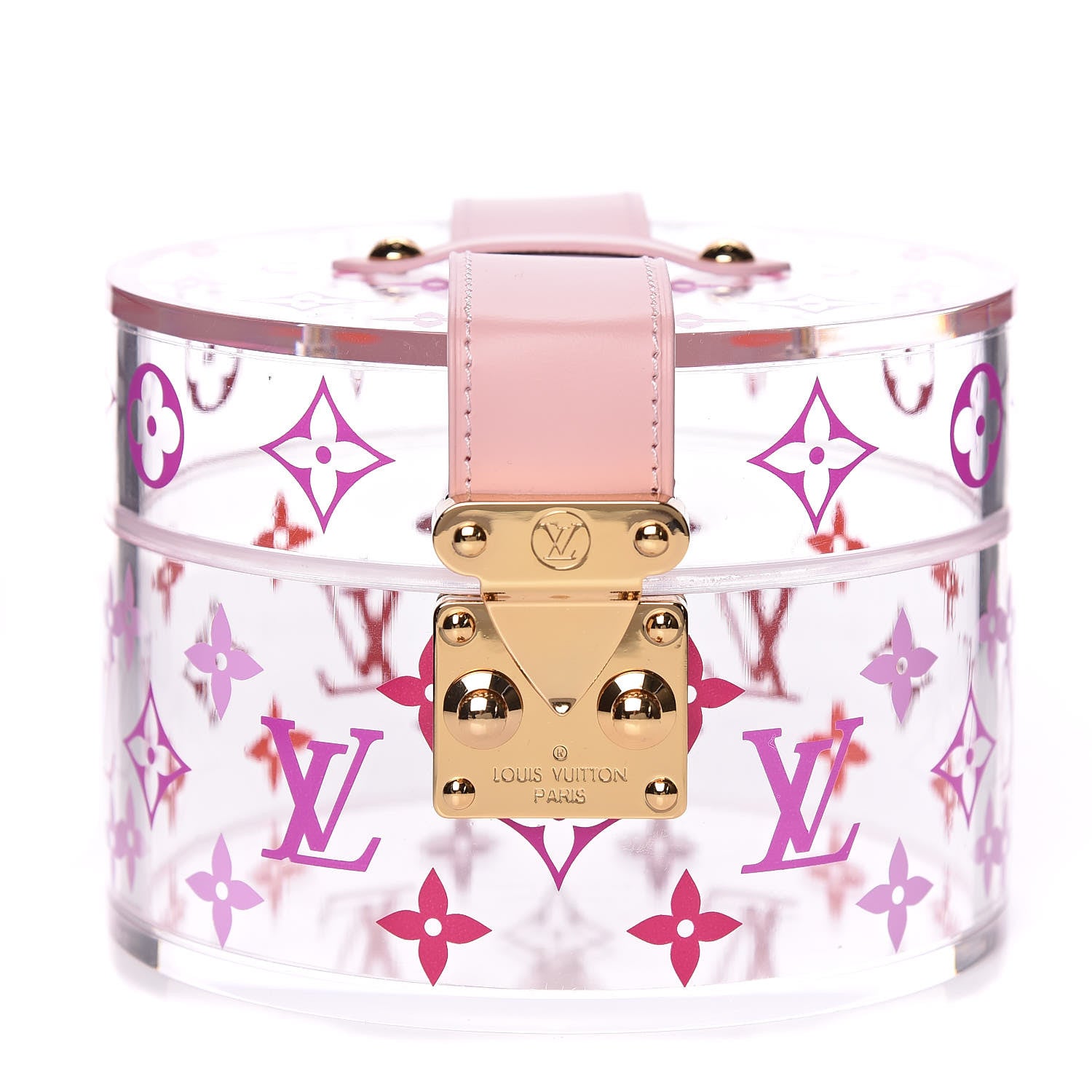 Louis Vuitton Transparent Plexiglass Box Scott Pink 1 of 8