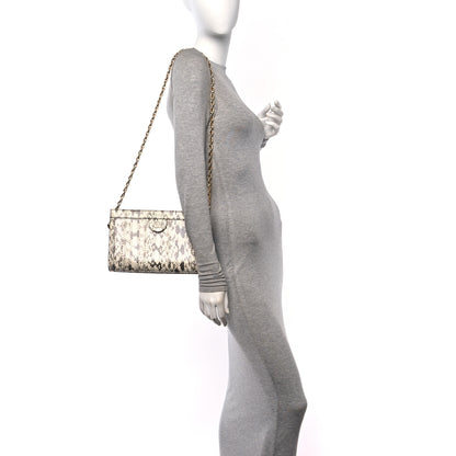 Gucci Snakeskin GG Small Ophidia Chain Shoulder Bag Roccia 2 of 15