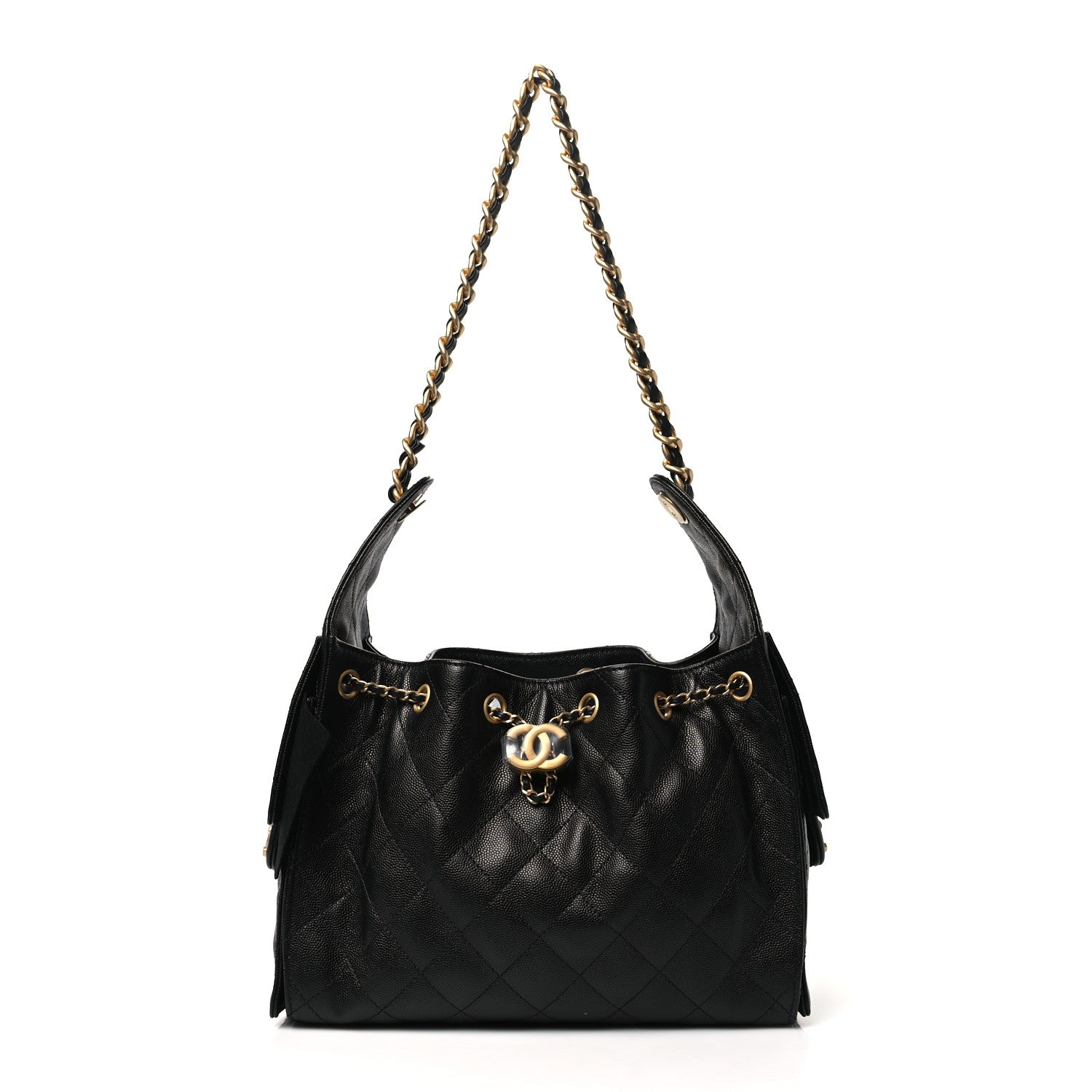 Chanel Caviar Quilted Small Chanel 25 Handbag Black 1 of 11