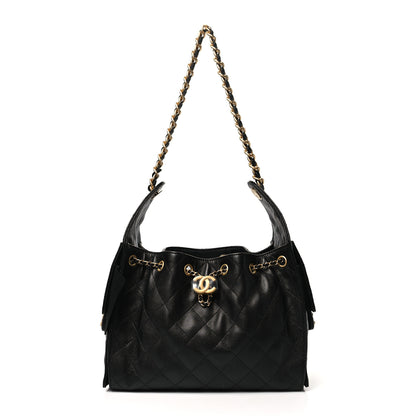 Chanel Caviar Quilted Small Chanel 25 Handbag Black 1 of 11