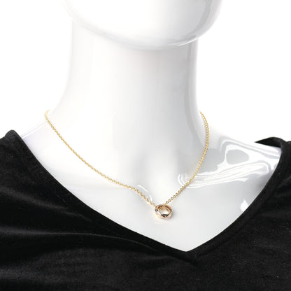 Cartier 18K Pink Yellow White Gold Trinity Pendant Necklace 2 of 5
