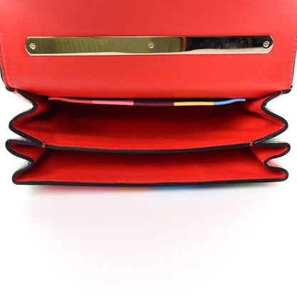 Valentino Garavani Vitello 1973 Va Va Voom Chain Shoulder Bag Multicolor 5 of 9