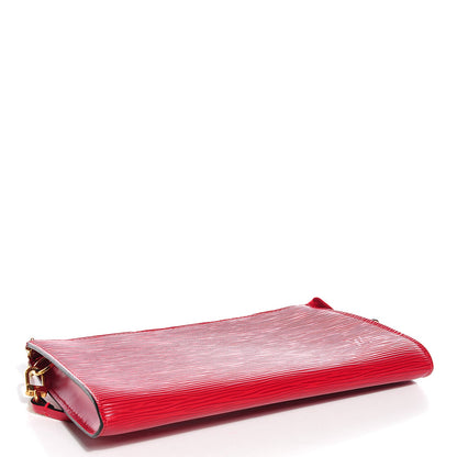 Louis Vuitton Epi Pochette Accessories 24 Castillan Red 4 of 7