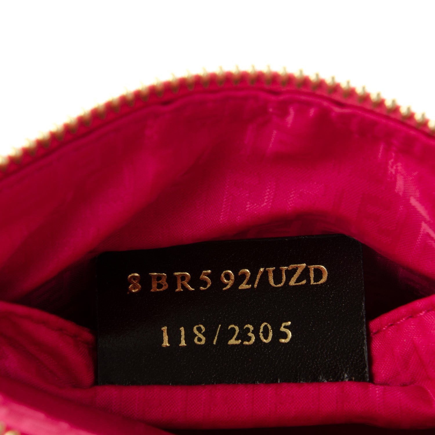 Fendi Zucca Spalmati Pochette Tobacco Fragola 7 of 7