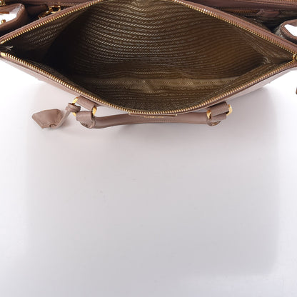 Prada Saffiano Large Galleria Double Zip Tote Cammeo 6 of 16