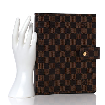 Louis Vuitton Damier Ebene Large Ring Agenda Cover 2 of 9