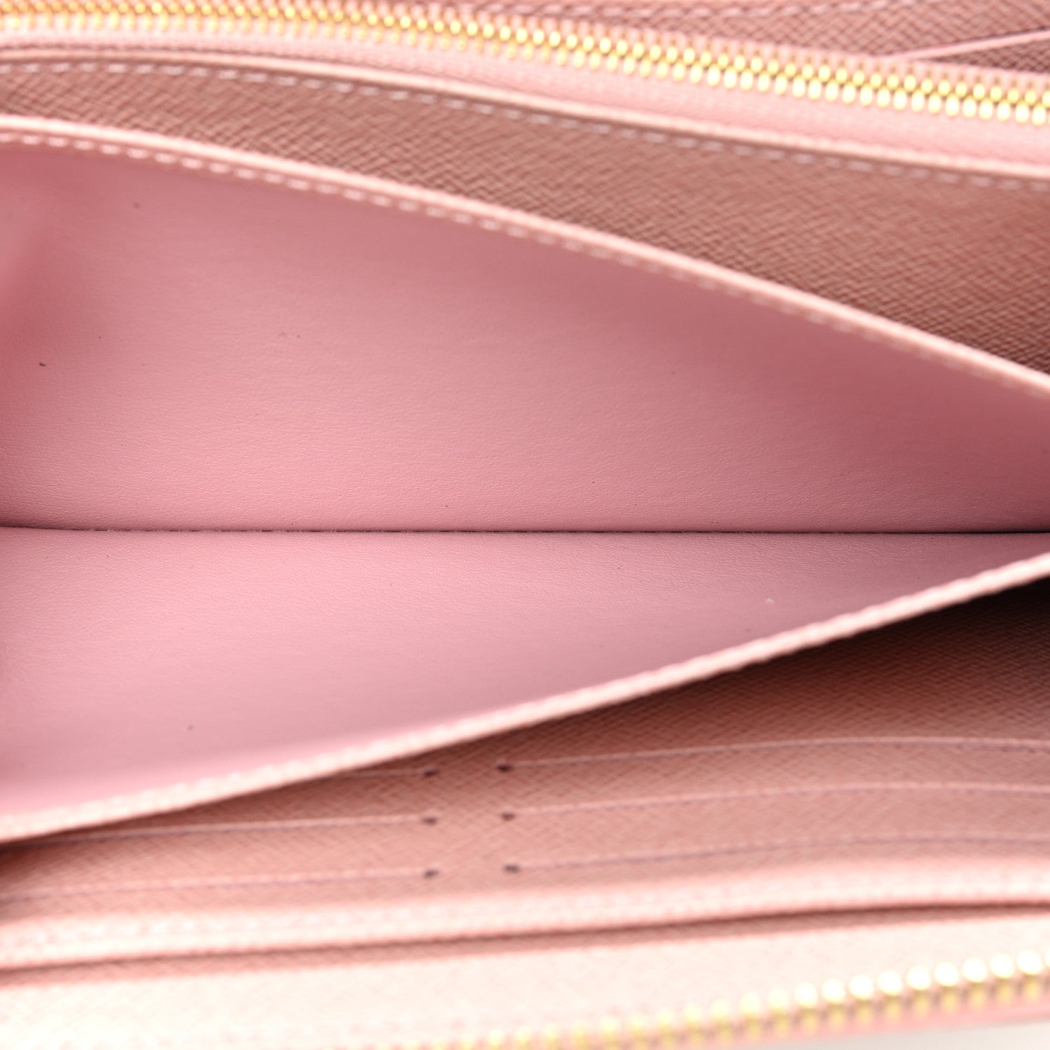 Louis Vuitton Damier Azur Clemence Wallet Rose Ballerine 8 of 13