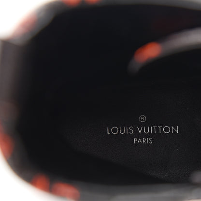 Louis Vuitton Suede Calfskin Catogram Laureate Platform Desert Boots 37 Black Marron 7 of 8