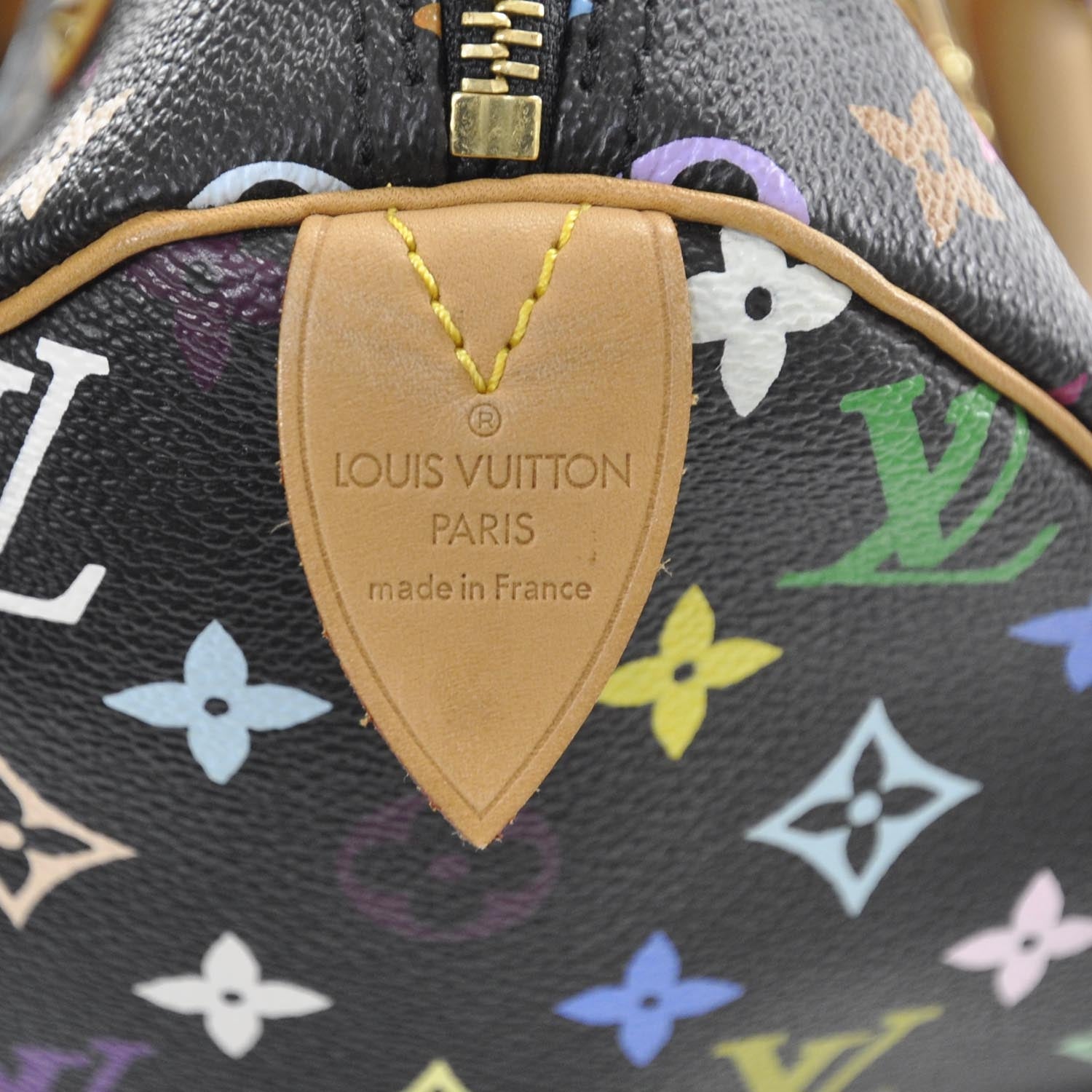 Louis Vuitton Monogram Multicolor Speedy 30 Black 8 of 9