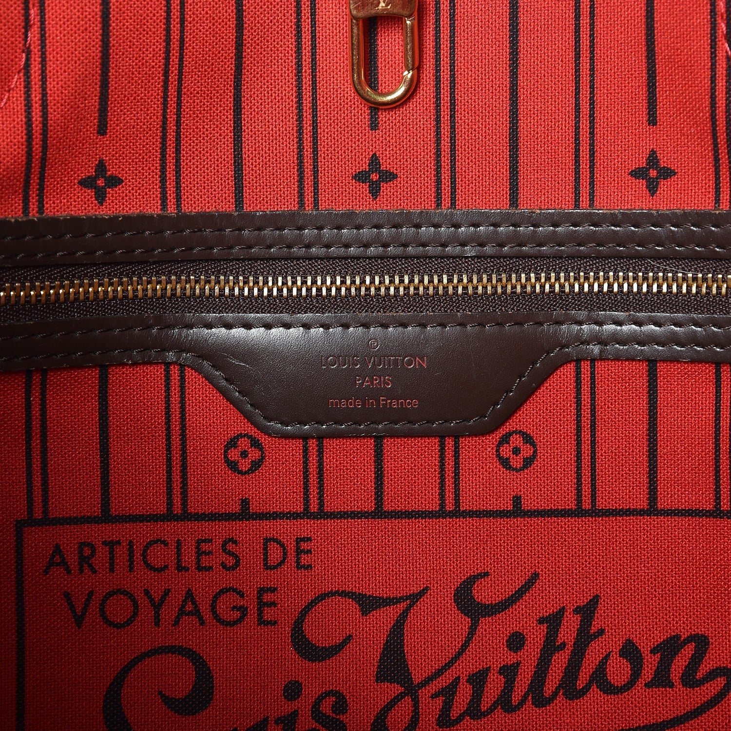 Louis Vuitton Damier Ebene Neverfull MM 6 of 14