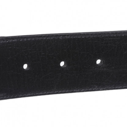 Gucci Monogram Boot Buckle Belt 80 32 Black 5 of 6