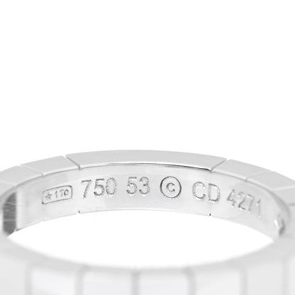 Cartier 18K White Gold Lanieres Ring 53 6.5 4 of 4