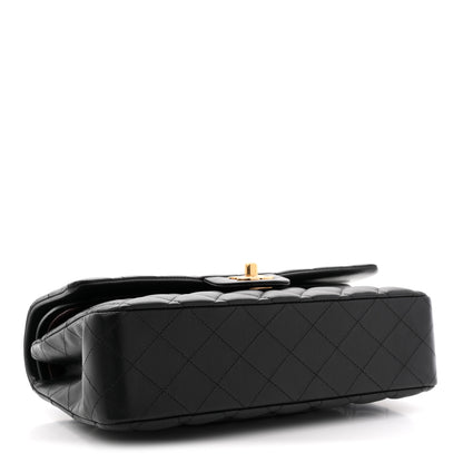 Chanel Lambskin Quilted Medium Double Flap Black 4 of 11