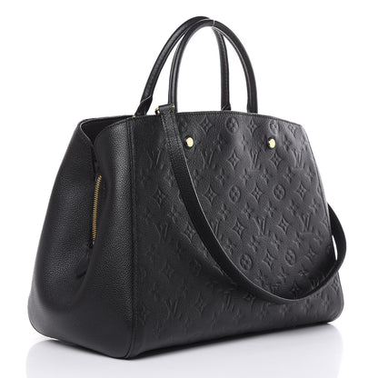 Louis Vuitton Empreinte Montaigne GM Black 3 of 10